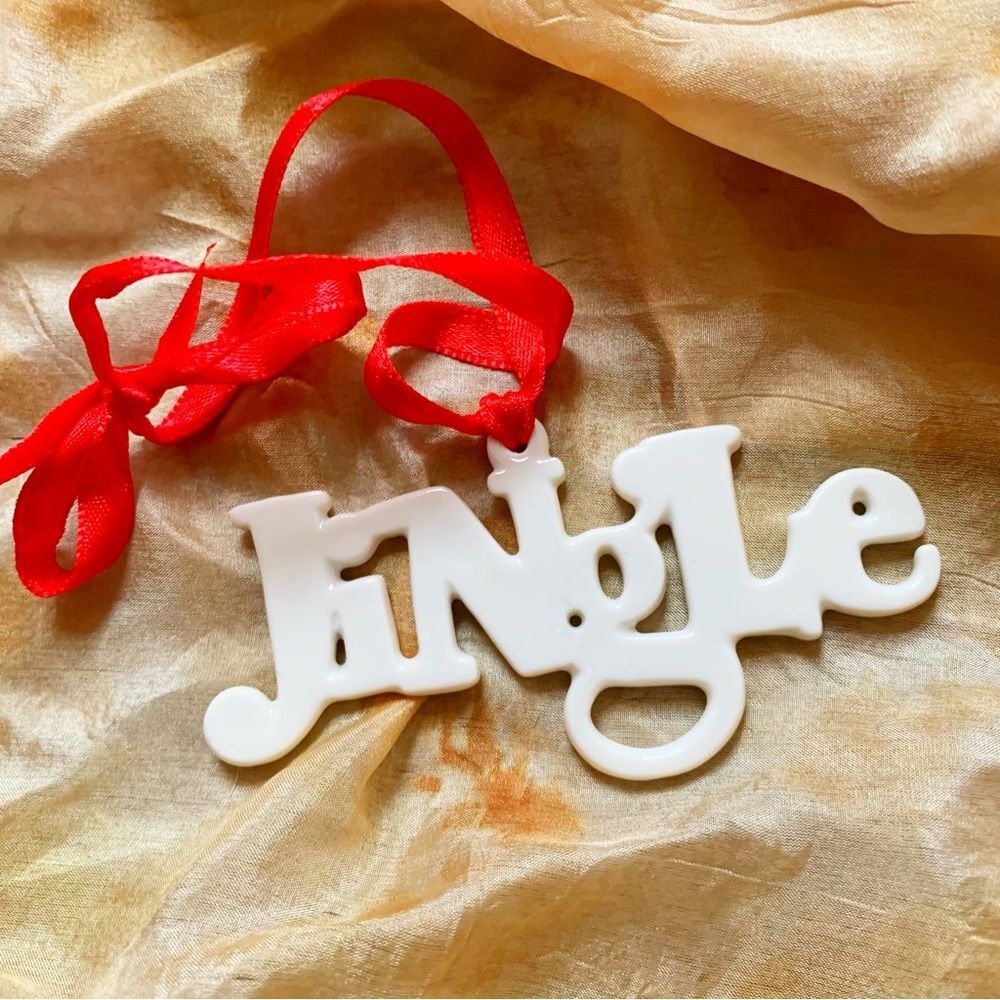 NWT LENOX JINGLE Porcelain Christmas Ornament
